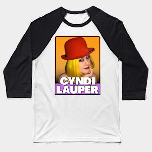 Cyndi lauper (retro) Baseball T-Shirt